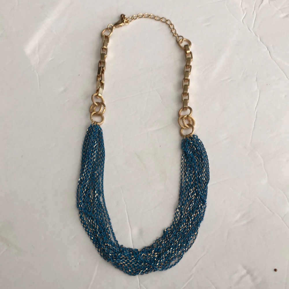 Temptations Necklace Mesh Gold Tone Costume Jewelry